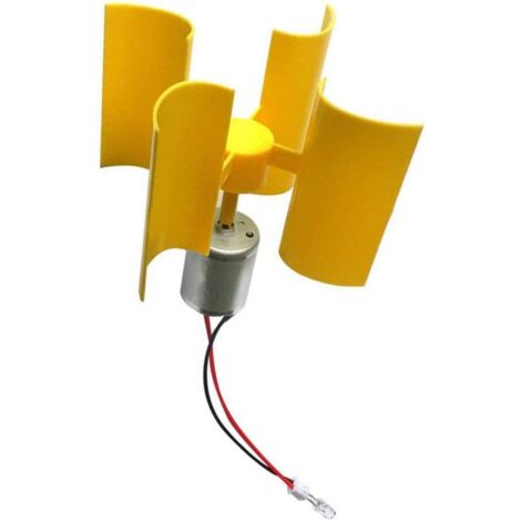 Mini Générateur éolien Pour Kit D'enseignement, Turbine En Plastique Gris