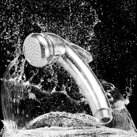 Pommeau De Douche Haute Pression Chromé - Buses Silicone, Raccord Laiton, Filetage 1/2", Dimensions 82x110mm
