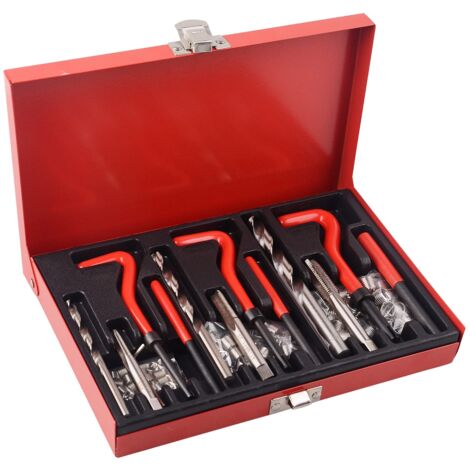 Kit De Réparation Filetage Helicoil – 260 Pièces Acier Inoxydable, Tailles M3 à M8, Pour Trous Striés