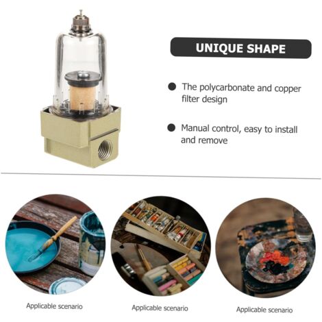 Filtre Régulateur Lubrificateur Pneumatique SFC-200 1/4" - US Stock, Pour Air Comprimé