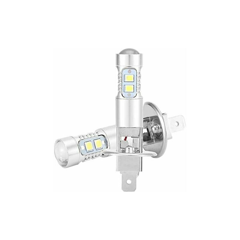 Kit DE 2 Ampoule H1 55W BLANC Lampe Halogene Feu Phare XENON GAZ SUPER  WHITE 12V