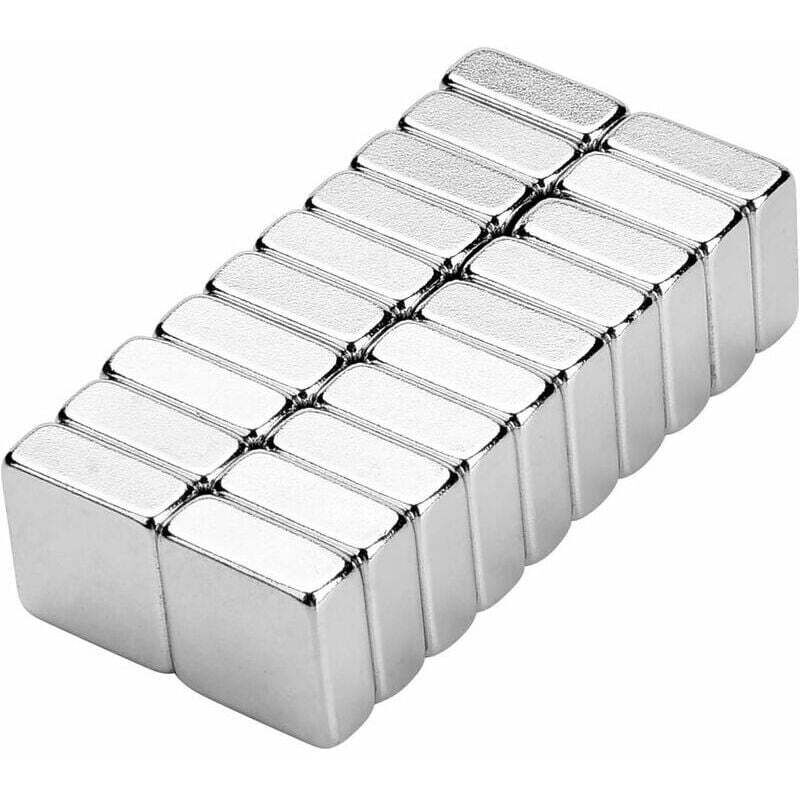 Lot 60 Aimants Néodyme Extra Puissants 10x2mm - Petits Aimants Ronds Pour Tableau, Réfrigérateur, Bricolage