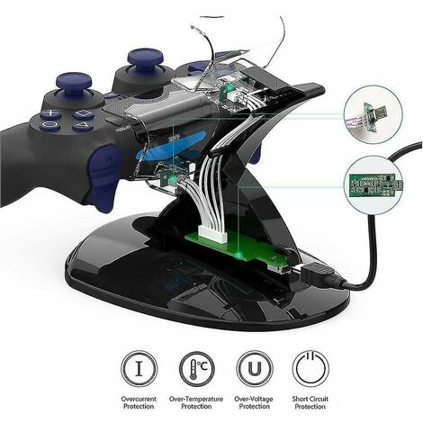 Station de charge PlayStation 4 - Chargeur de manette PS4 - Chargeur Dual  station