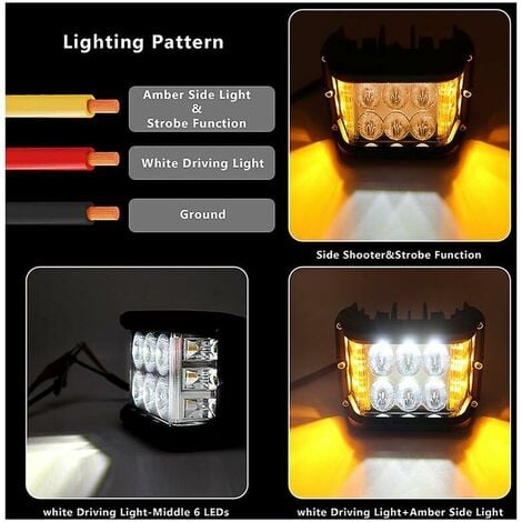 Lampe de travail Barre LED pour Véhicules - Étanche IP68 - Lampe