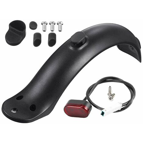 Kit de garde-boue arriere Accessoire de remplacement pour scooter avec feu  stop arriere compatible avec