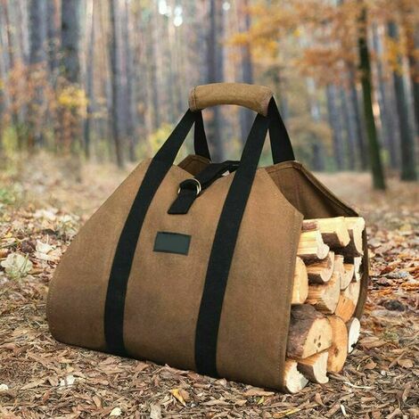 TRIOM panier à bois et sac à bûches sac de transport de bûches en