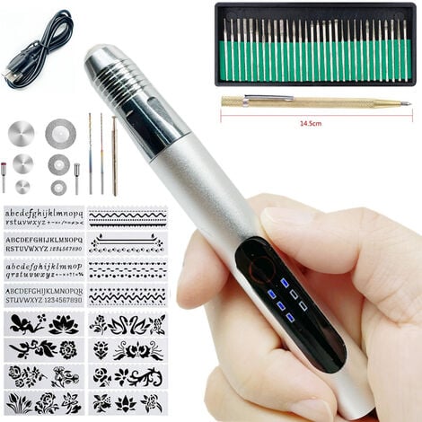 Mini Perceuse type stylo sans fil, rechargeable , avec plusieurs