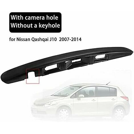 Pour Nissan Navara Poignée de porte de hayon arrière de voiture avec trou  de clé de caméra