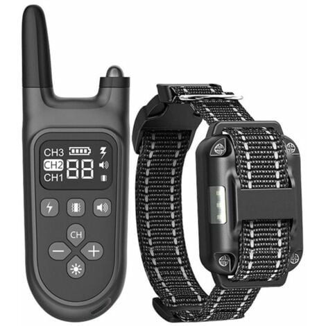 Collier Anti-aboiement Automatique pour Chiens, Collier de Dressage pour Chiens Version 2022, Chocs Très Efficaces Ainsi Que la Vibration pour Stopper Les Aboiements - IPX7 Résistant à L’Eau