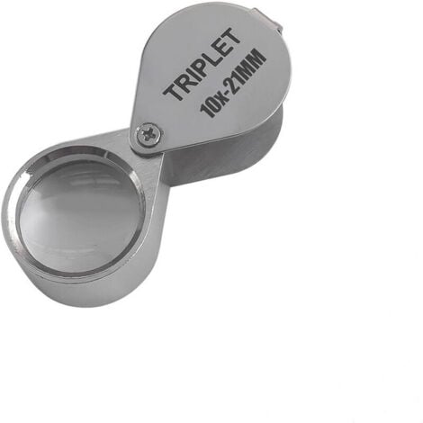 Loupe Grossissement 10x 21 mm Loupe Bijoutier Grossissant Oeil Loupe 10x 21mm Loupe 10x 21 mm Loupe Horloger Loupe Bijoutier X10 Loupe Bijoutier Professionnel Loupe Eclairante Bijoutier