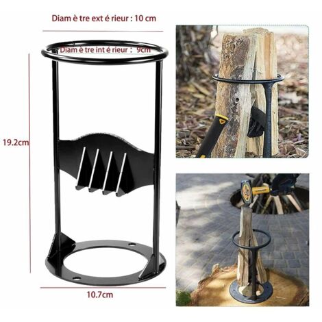 Fendeur De Bûches Manuel Portable - Avec Gants Et Sac, Idéal Camping Et Bois De Chauffage