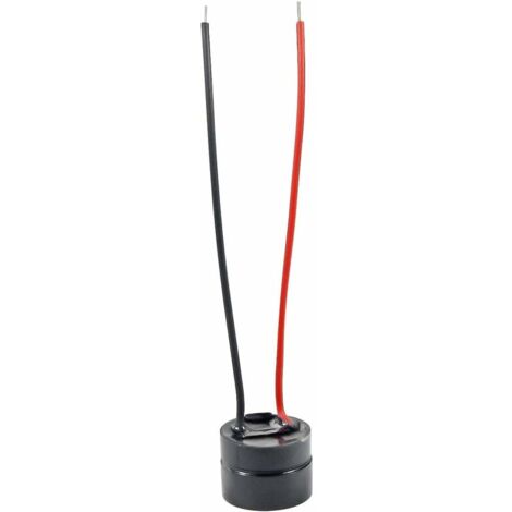 30 Pcs Electronic Buzzer DC 3V 5V 6V 9V 12V 85dB Alarme Sonore Électronique Buzzer Système d'Alarme Sirène 12v, avec CâbleSon Continu Buzzer, pour Circuits Physiques,SEMAket