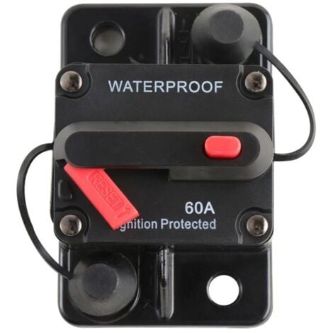 30A 40A 50A 60A 70A 80A 100A 120A 150A 200A 250A 300A CC Réinitialisation automatique du fusible du disjoncteur pour voiture, bateau, yacht, camping-car, Australie, 250 A pratique