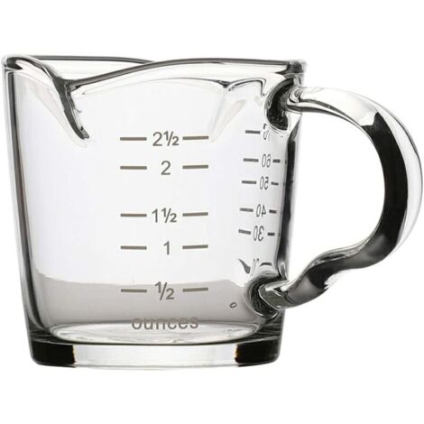 Gobelet Doseur En Inox 304 - 1000 Ml (1 Litre) Avec Graduations, Bec Verseur, Poignée, Passe Lave-vaisselle