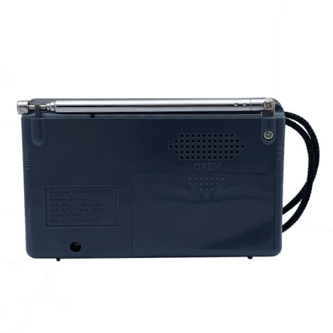 radio Fm Portable Mini Am / Fm Radio Handheld Antenne Télescopique Multifonction Handheld World