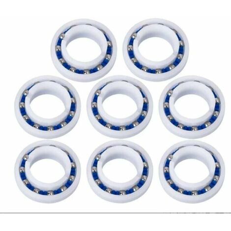 LOT DE 8 Roulettes De Chariot Fiables De 1 Pouce Avec Roulements à Billes En Ca EUR 13,61