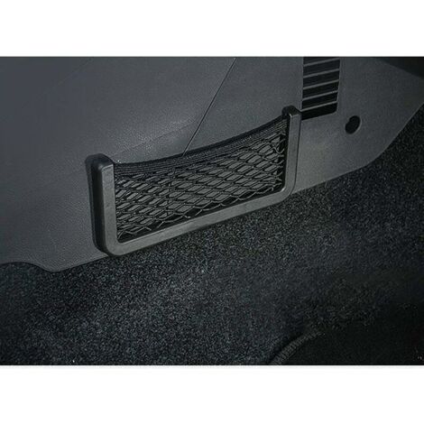 4 Pcs Filet de Rangement Voiture Filet Stockage pour Coffre Voiture Filet Poche de Rangement en Maille avec 2 Grande Taille et 2 Petite Taille, Noir