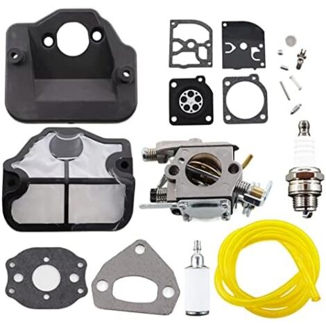 Carburateur Adapté à HUSQVARNA 36 41 136 137 137E 141 142 Tronçonneuse Avec 2 Joints VR43451833