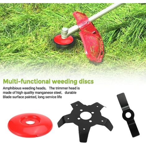 Tête De Débroussailleuse │ Kit D'adaptateur De La Lame De La Tondeuse à Gazon │ Kit De La Lame De La Tondeuse A Gazon Kit De Debroussailleuse
