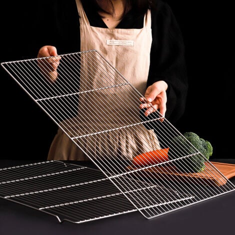 Grille Barbecue, filet de remplacement pour barbecue en acier inoxydable, grille de cuisson multifonctionnelle pour barbecue