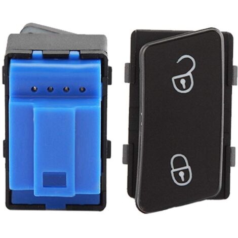 Commutateur de commande de porte, commande de commutateur de déverrouillage de serrure de porte centrale pour Touran Caddy 1T0962125B