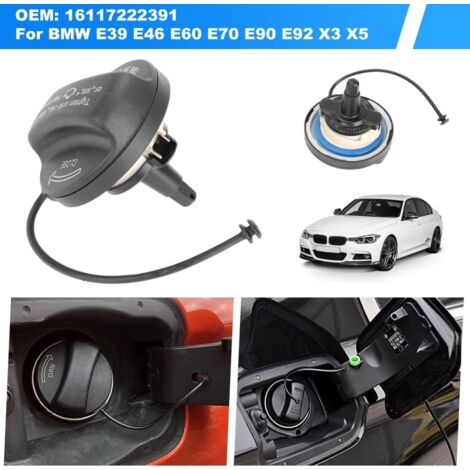 Bouchon de réservoir de carburant E36 E39 E46 E60 E70 E90 E92 X3 bouchon d'essence