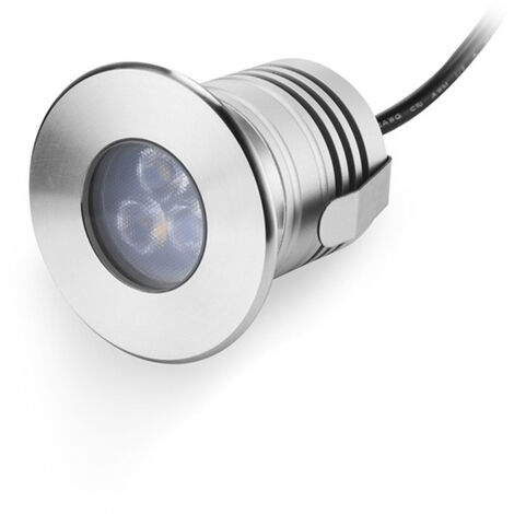 Lampe LED étanche IP68 Pour Bassin 3W - Acier Inoxydable, Blanc Chaud, Submersible Pour étang, Fontaine, Piscine - 2
