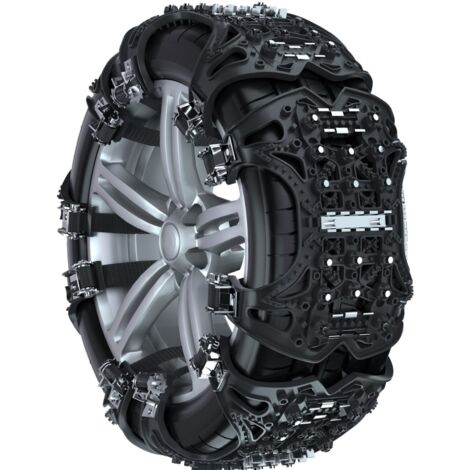 Chaînes Neige Automatiques, 2 Pièces X 12mm, Montage Rapide En 1 Minute Des Chaînes Neige Avec Tendeur Automatique,Chaîne De Traction Universelle De Secours Pour Voitures, Pickups Et SUV (HKN 110