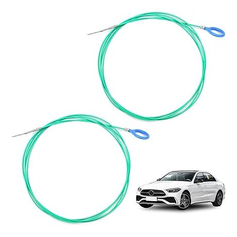 MYGLOAR - Lot De 2 Brosses De Nettoyage Pour Toit Ouvrant Et Drains De Voiture - Longueur 300 Cm, Flexible, Poils En Nylon - Déboucheur De Canalisations Automobile - 13