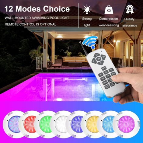 Lampe De Piscine LED Submersible Étanche - Lumière RVB Flottante, Projecteur Pour Piscine, Fontaine Ou Étang - 5