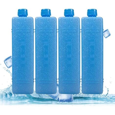Packs de Glace 8 Pièces Blocs de Congélateur Longue Durée Portables Refroidisseur Congélateur Packs de Glace Garder Au Frais pour Réfrigérateur Climatiseur Ventilateur Refroidisseur Accessoires