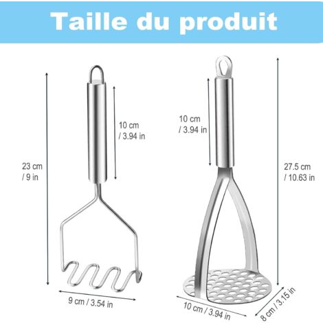 Presse-purée Mini En Acier Inoxydable - Ustensile De Cuisine Haute Performance