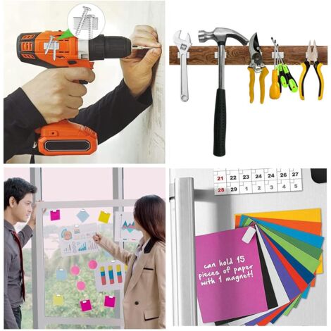 JoyPlus Kit Peinture Aimants Bois 36 Pièces – Magnets Phosphorescents – Stylos Colorés Et Peinture Qui Brille – Cadeau Créatif 4-10 Ans – Boîte Cadeau