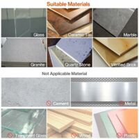 Juego de brocas para azulejos con 5, 6, 8, 10, 12 mm, broca de diamante y broca de mármol de 6 mm, con vástago hexagonal - Broca de cerámica para vidrio, granito, mármol, cuarzo