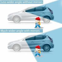 Rétroviseur Bus Rétroviseur Angle Mort 5,6 Pouces Ygmylandbb - Convexe Réglable - Pour Camions/Bus Sécurité Routière
