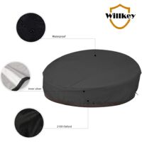 Housse De Protection Pour Canapé-lit Extérieur – Imperméable 210D Oxford – Taille Ø190x90x50 Cm – Anti-UV