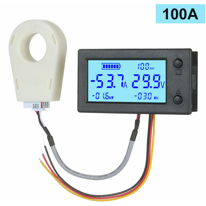 50A 100A LED Voltmètre Ampèremètre Numérique Détecteur De - Temu