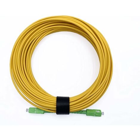 Câble Fibre Optique SC APC / SC APC Orange Live Box, SFR, Bouygues Bbox 3m