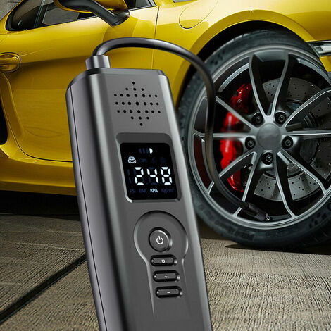 Pompe à air de voiture portable Gonfleur de pneus intelligents