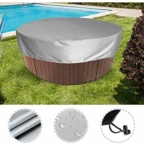 Imperméable à l'eau résistant aux Uv Extérieur Carré Spa Couverture Spa  Cover 200x200