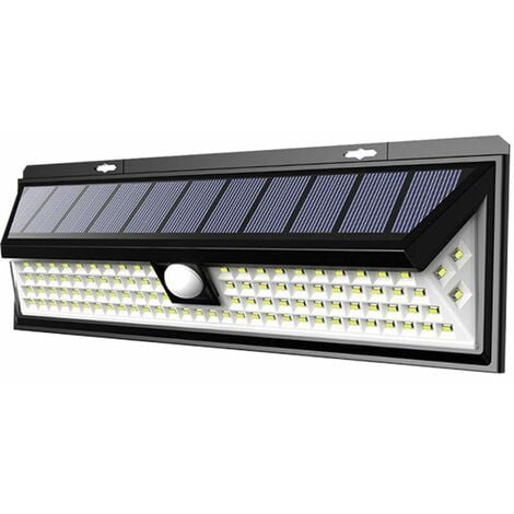 90 LED Lampe Solaire Extérieur【800LM 1800mAh Puissante éclairage