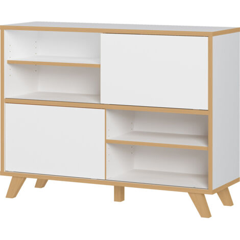 Armoire basse de bureau scandinave Paco (1/5)