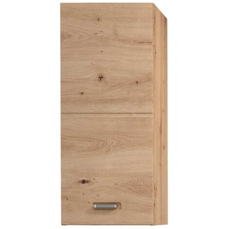 Meuble haut de salle de bain moderne chêne artisan Etienne (1/5)