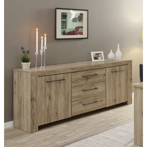 Buffet/bahut contemporain chêne sanremo Arielle (1/4)