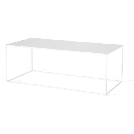 Table basse industrielle rectangulaire en métal Flore (1/5)