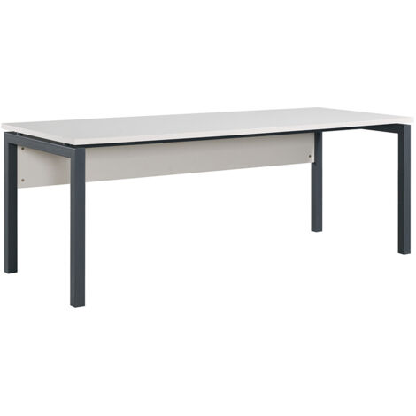 Bureau droit contemporain blanc Altesse (1/5)