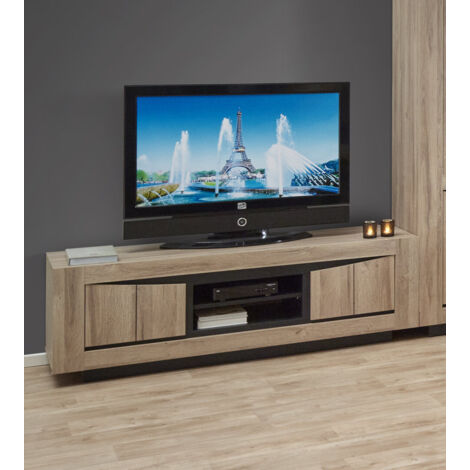 Meuble tv contemporain coloris chêne Jackson (1/5)