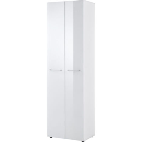 Penderie moderne blanche Pascaline (1/5)