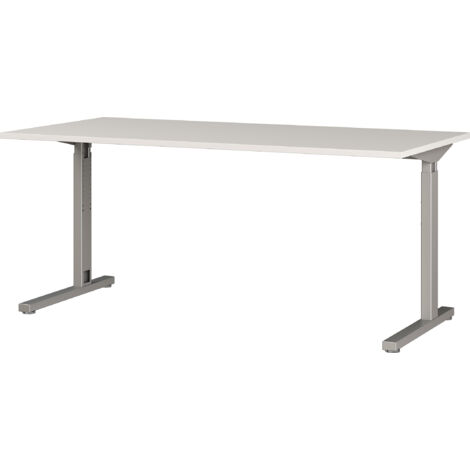 Bureau droit 180 cm réglable en hauteur contemporain Organza (1/4)