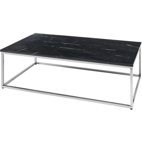 Table basse moderne rectangulaire en marbre Francfort (1/3)